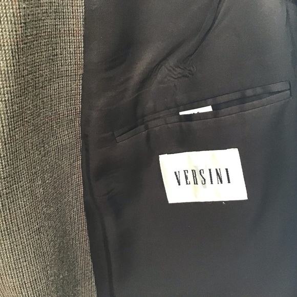 Silk and wool blend two button Versini sports coat Size 42 Short - Picture 5 of 9